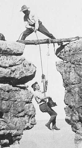 Kolb Brothers, The View Hunters At Work In The Canyon.