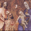 Charles IV kneeling before the Madonna