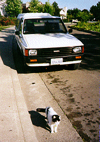 Photo of Cornelia and my Toyota
Pickup