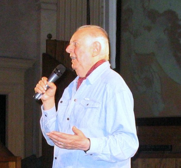 Dario Fo nell'Aula Magna S.Lucia, Universit di Bologna, 2006