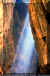 Stream of light in Gomantang Cave, the biggest birds nest cave in Sabah, Malasia