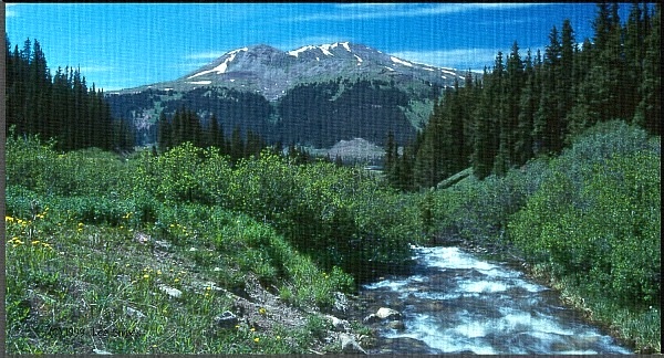 Copper Mountain image manipulated