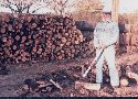 Chopping Firewood in Las Cruces