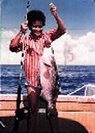 Yolande with a Grouper