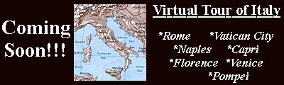 Coming Soon...Virtual Tour of Italy