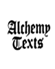 Alchemy Texts