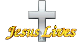 Jesus lives cross