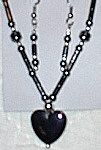 Hematite necklace #j-137