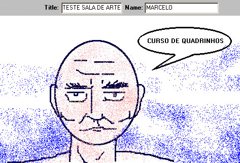 Este desenho foi feito integralmente na "Sala de Arte"de nosso site!