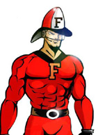 Personagem criado para o site www.fireman.com.br