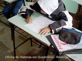 Oficina de Histrias em Quadrinhos - Porto Alegre - 2003/04.