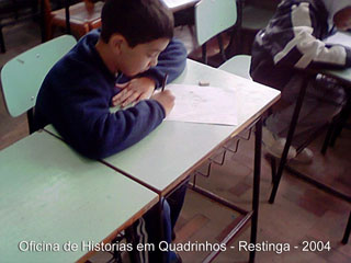 Oficina de Histrias em Quadrinhos - Porto Alegre - 2003/04.