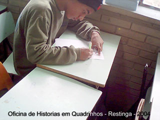 Oficina de Histrias em Quadrinhos - Porto Alegre - 2003/04.