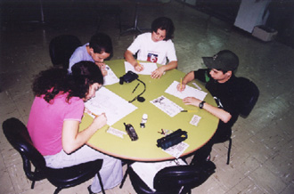 Oficina de Histrias em Quadrinhos - Biblioteca Pblica Municipal Josu Guimares - 2003.