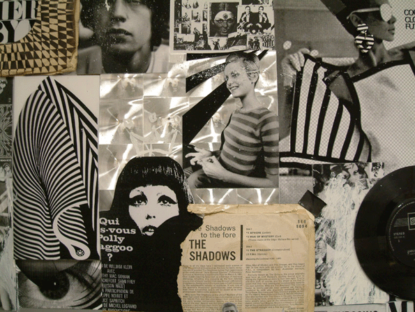 instore display (mod collage)