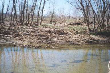 Little miami river after rain.