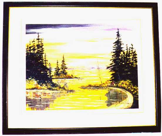 Coucher de soleil 250,00 $