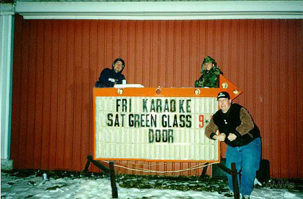 Green Glass Door-After