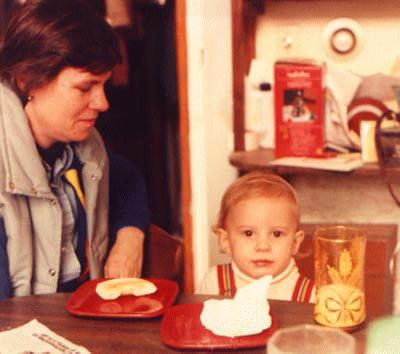 Maureen and Alex in 1984