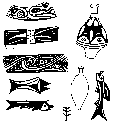 sketch of fish designs