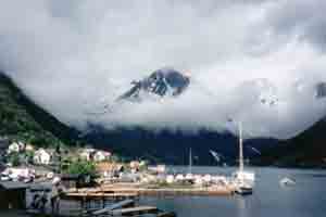 town along the fjord