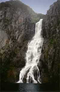 one of many waterfalls