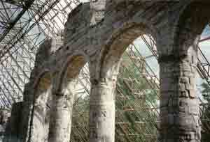 Cathedral within Glass Structure