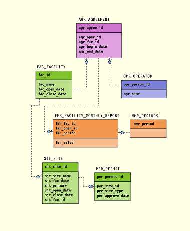 Business Enterprise Program Database Design