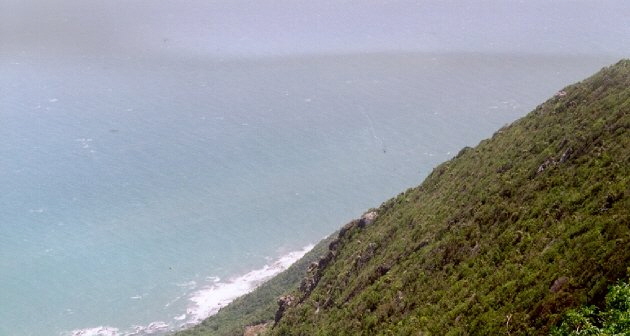 View of the mountainside from Lover's Leap