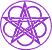 Purple Pentacle Knot