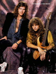 vocalist Kip Winger and guitarist Reb Beach