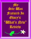 Glory's What's New Review Award