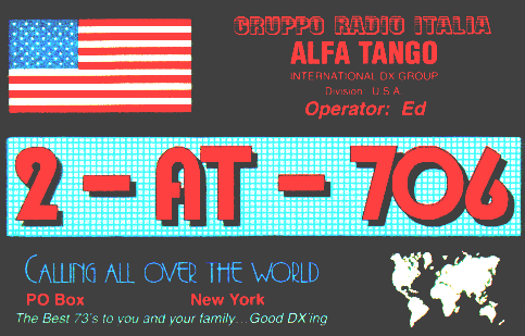 My personal QSL Card