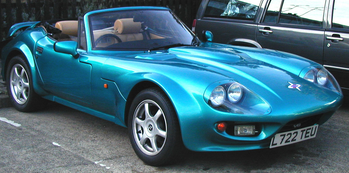 Marcos Mantara 400 Spyder.  Roof Down.