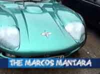 Marcos Mantara 400 Spyder.  Badge.