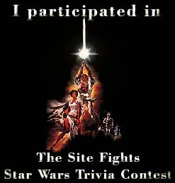 I participated in the Star Wars Trivia Contest!