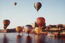 Hot air balloons