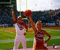 Jamie and Greg, my two favorite cheerleaders