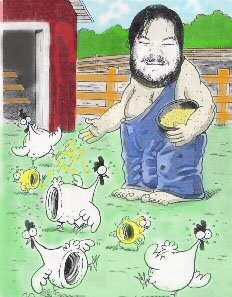 Dave loves chickens more then anyone really knows!