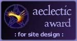 aeclectic award  : for site design :