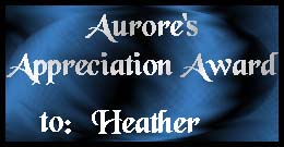 Aurore's Appreciation Award