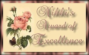 Nikki's Award of
Excellence