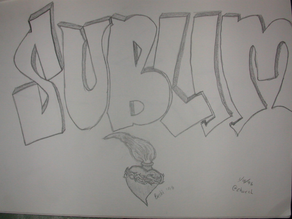 Sublime!  I ran outta room when I was drawing this though.  lol 