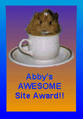 Abby's AWESOME Site Award!!