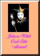 Joker's Wild Cool Site Award