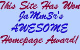 Awesome Homepage Award