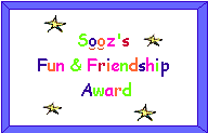 Sooz's Fun & Friendship Award