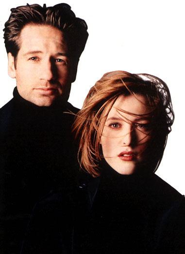 David Duchovny and Gillian Anderson