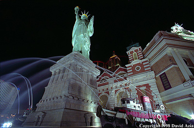 New York New York hotel, Las Vegas, Nevada, USA.