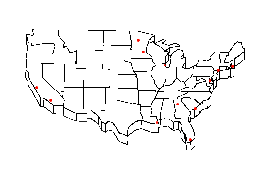 US map